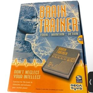Vintage 2004 Sega Toys Electronic Brain Trainer Game For Kids Elderly Or Disable